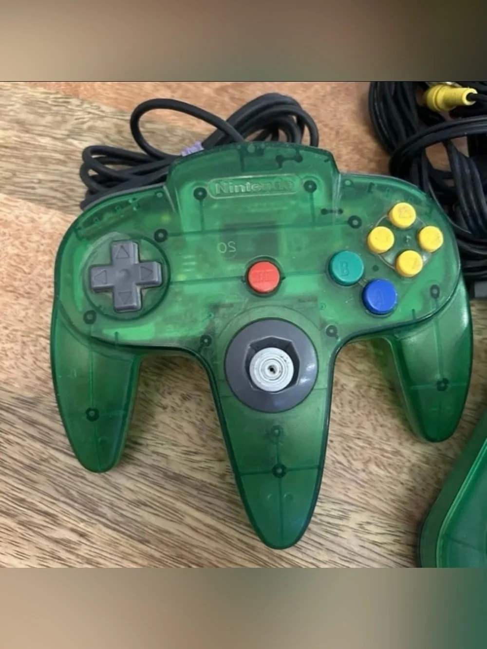 Nintendo 64 Jungle Green Funtastic Console OEM Controller Rare